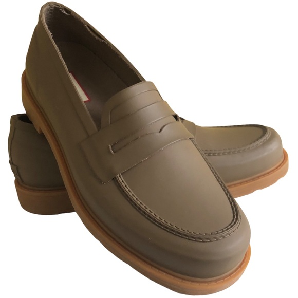 Hunter Other - Hunter Men's Refined Penny Loafers, Khaki/Light Brown, Size 10